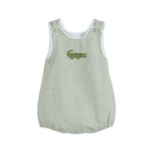 Lil Cactus Girls  Romper, Green